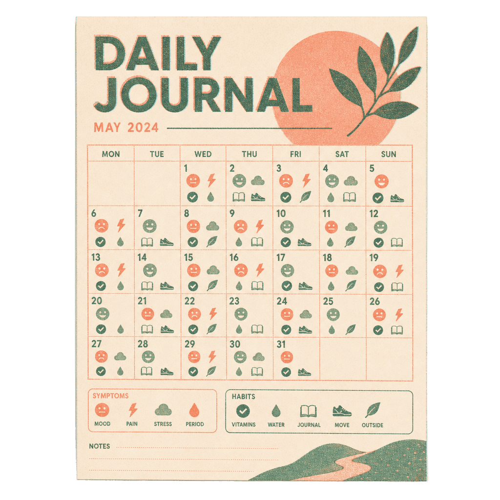 Track Your Daily Flow illustration